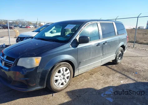 2014 Dodge Grand Caravan Se from USA, damaged, VIN 2C4RDGBGXER451433